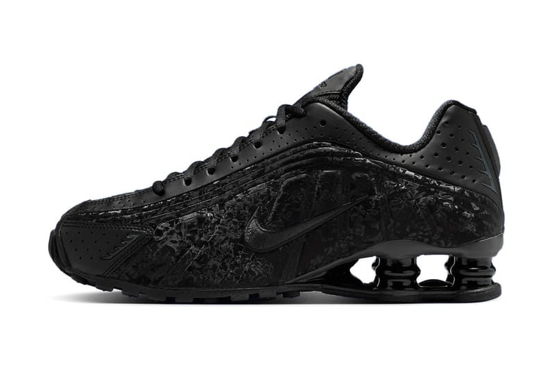 Official Look at the Nike Shox R4 "Black Floral"