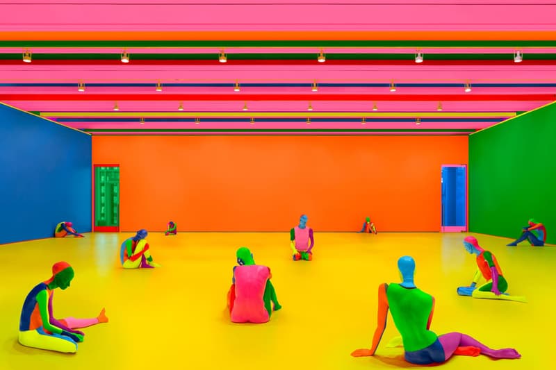 Ugo Rondinone 'the rainbow body' Exhibition Aspen Art Museum