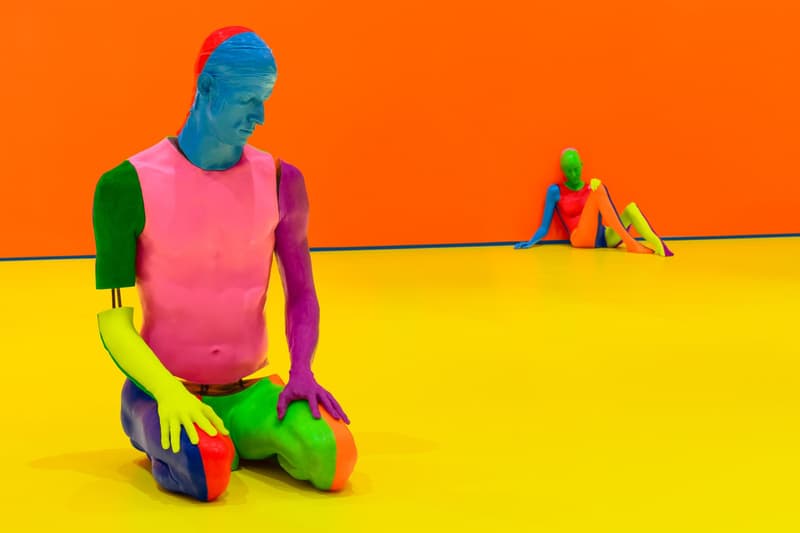 Ugo Rondinone 'the rainbow body' Exhibition Aspen Art Museum