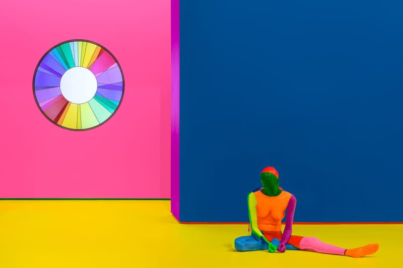 Ugo Rondinone 'the rainbow body' Exhibition Aspen Art Museum