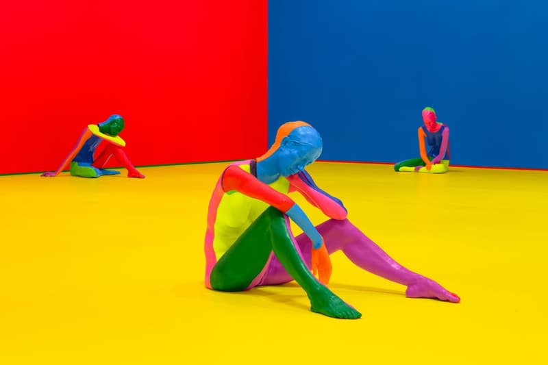 Ugo Rondinone 'the rainbow body' Exhibition Aspen Art Museum