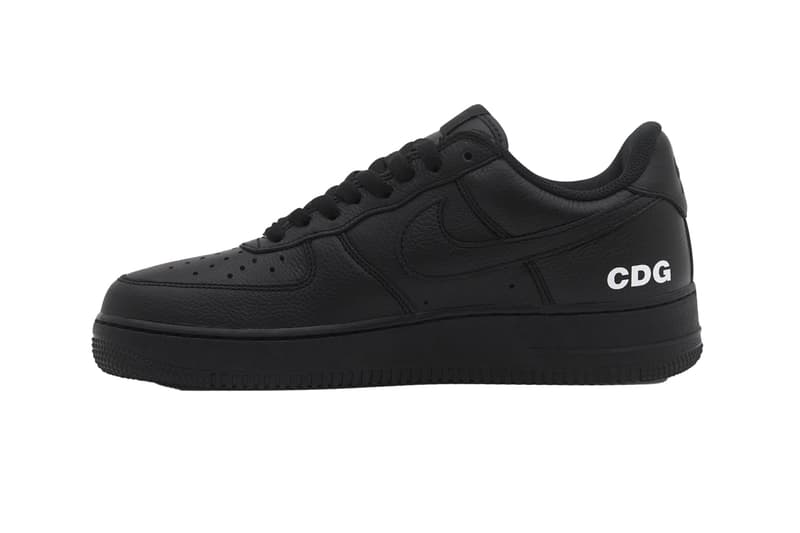 BLACK COMME des GARÇONS x Nike Air Force 1 Release Info