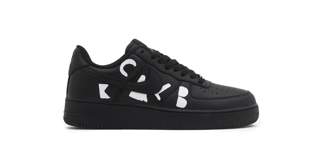 The BLACK COMME des GARÇONS x Nike Air Force 1 Low is Out Now