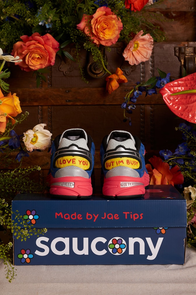 jae tips saucony jazz 9 i love you but im busy sneaker collaboration official release date info photos price store list buying guide S70864-3