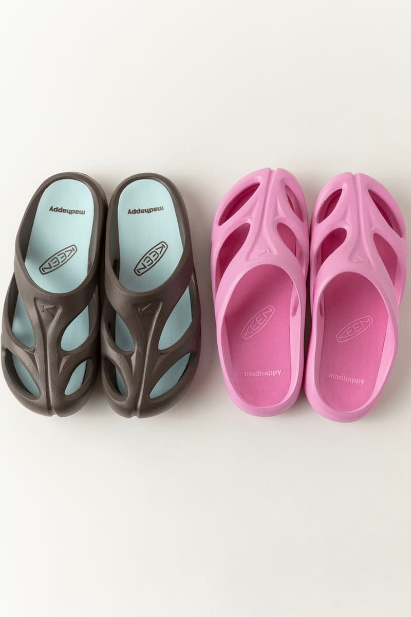 Madhappy and KEEN Connect on Collaborative Shanti Clog release info drop sandal peace hybrid portland footwear