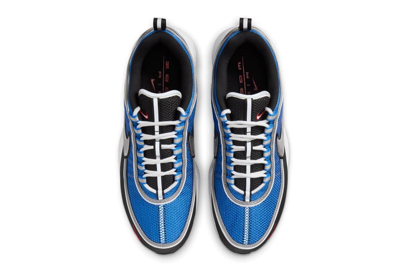 Nike Air Zoom Spiridon Signal Blue HF9117-400 Release date info store list buying guide photos price