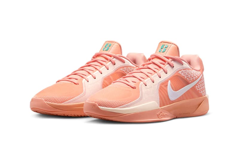 Nike Sabrina 2 Surfaces in "Apricot Agate" Apricot Agate/Washed Coral-Washed Teal-Light Bone FZ1517-801 Release info