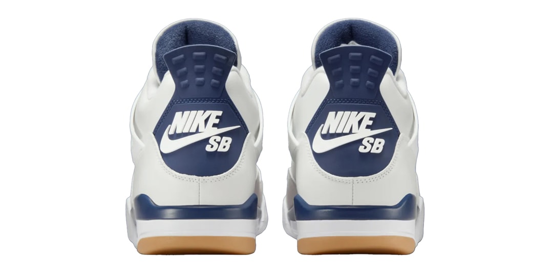 Official Images of the Nike SB x Air Jordan 4 "Navy"