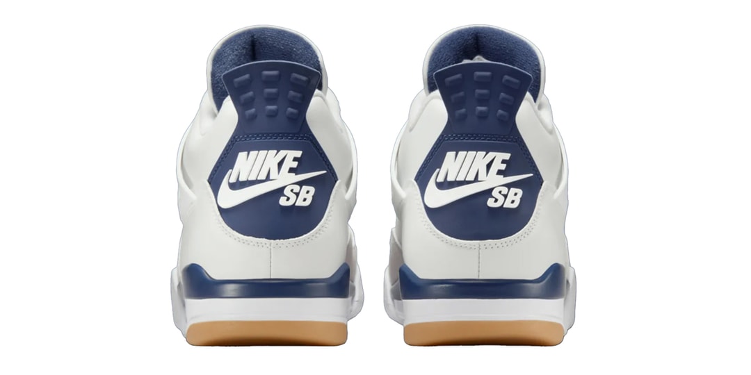 Official Images of the Nike SB x Air Jordan 4 "Navy"