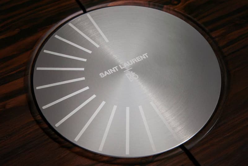 saint laurent rive droite bang & olufsen turntable collaboration release