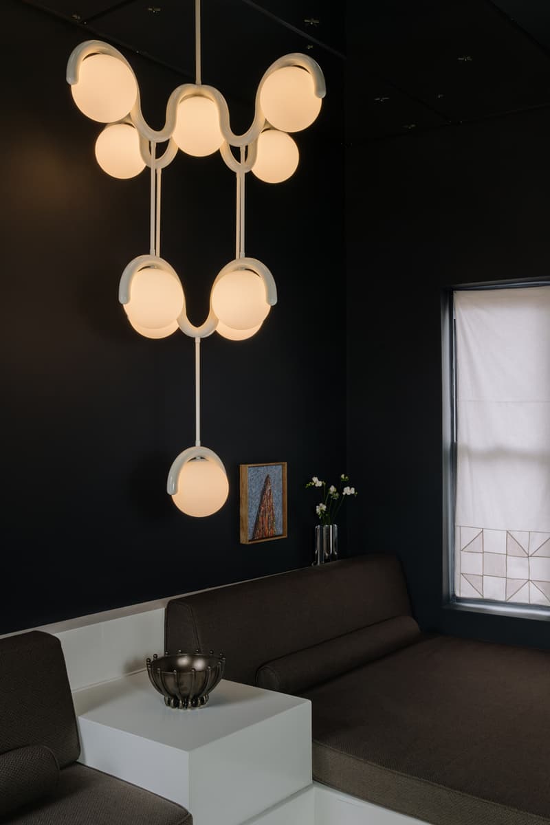 Astraeus Clark Showroom NYC Darning Lighting Collection