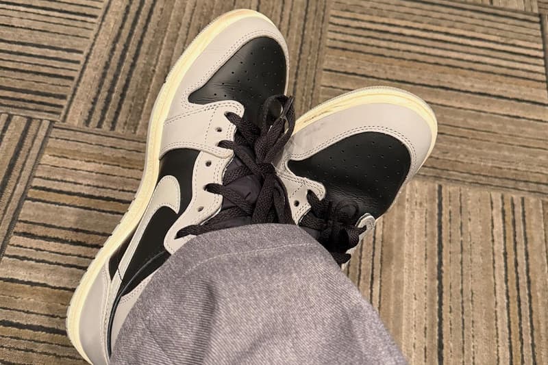 Air Jordan 1 High '85 "Irregular Shadow" Medium Grey-Black-Muslin HV6674-020 Summer 2025 swoosh jordan brand high top