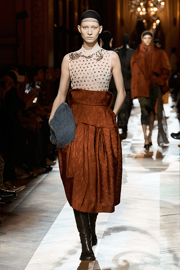 Dries Van Noten Fall Winter 2025 Julian Klausner paris fashion week womenswear runway show debut designer