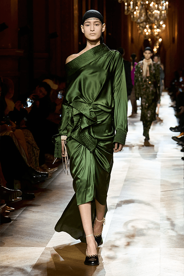 Dries Van Noten Fall Winter 2025 Julian Klausner paris fashion week womenswear runway show debut designer