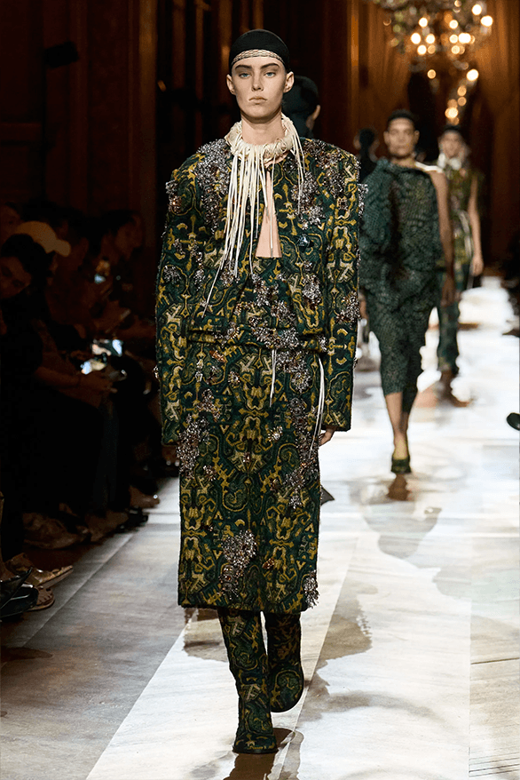 Dries Van Noten Fall Winter 2025 Julian Klausner paris fashion week womenswear runway show debut designer