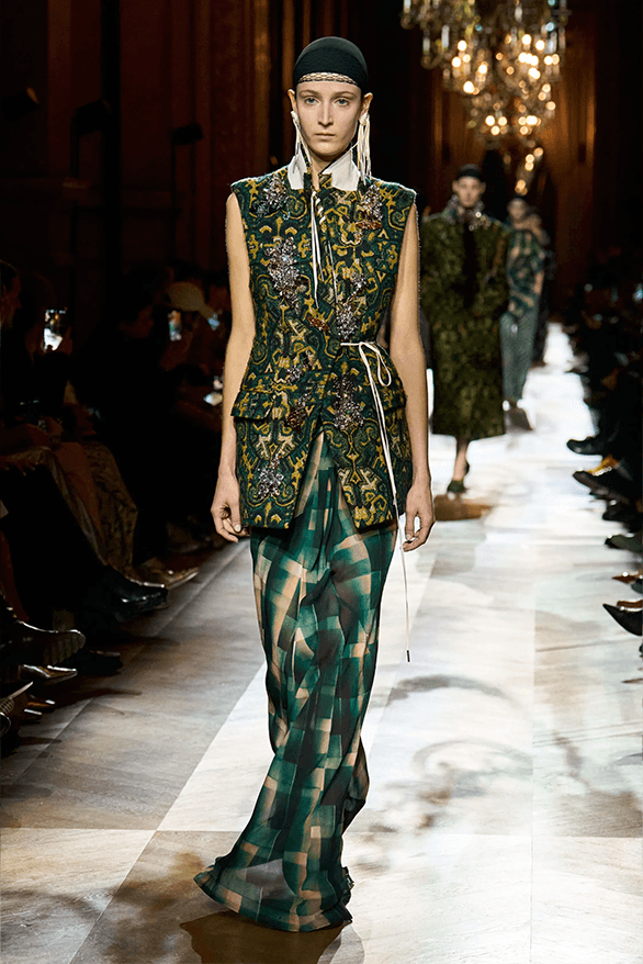 Dries Van Noten Fall Winter 2025 Julian Klausner paris fashion week womenswear runway show debut designer