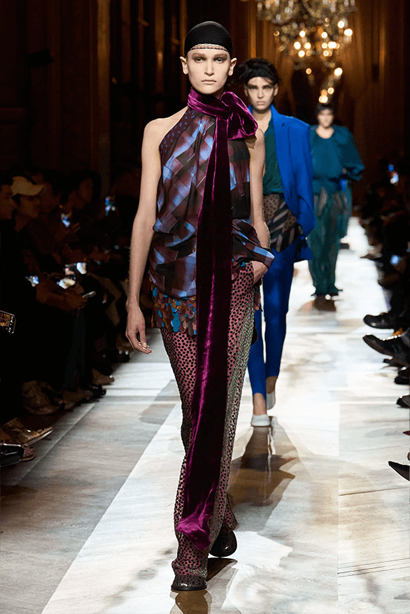 Dries Van Noten Fall Winter 2025 Julian Klausner paris fashion week womenswear runway show debut designer