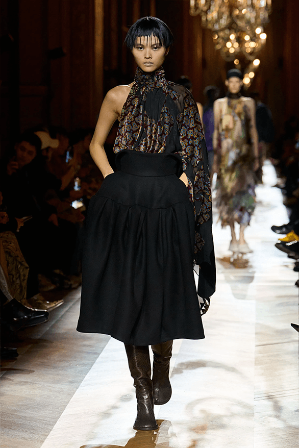 Dries Van Noten Fall Winter 2025 Julian Klausner paris fashion week womenswear runway show debut designer