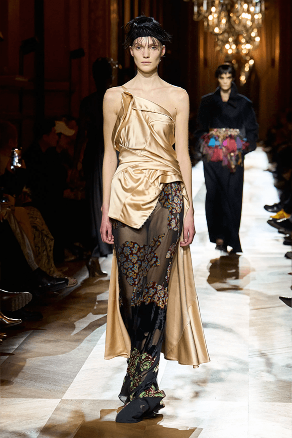 Dries Van Noten Fall Winter 2025 Julian Klausner paris fashion week womenswear runway show debut designer