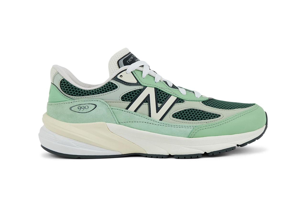 new balance made in usa teddy santis 990v6 natural mint avocado official release date info photos price store list buying guide 