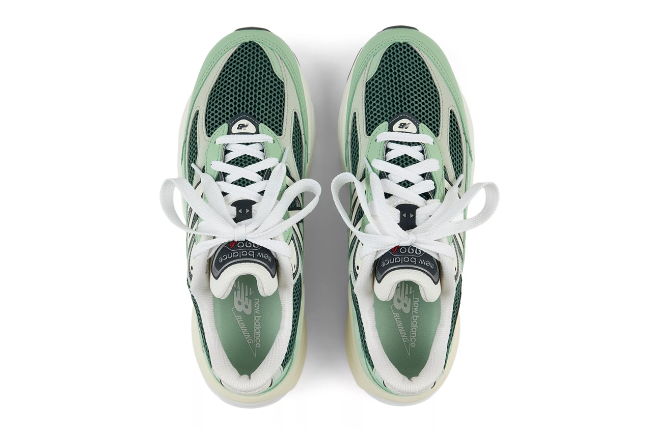 new balance made in usa teddy santis 990v6 natural mint avocado official release date info photos price store list buying guide 