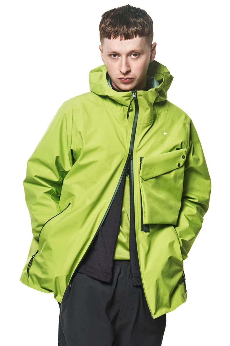 Stone Island Stellina's New Star? This Lime 3L GORE-TEX Coat