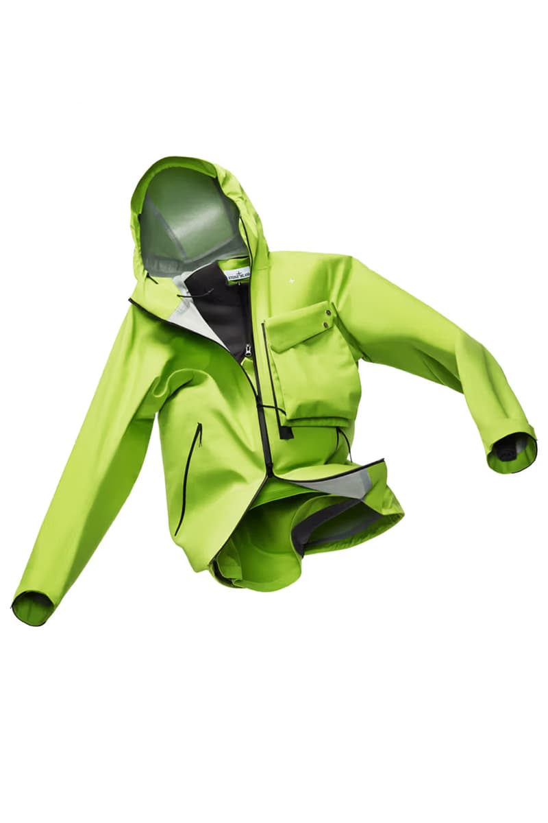 Stone Island Stellina's New Star? This Lime 3L GORE-TEX Coat