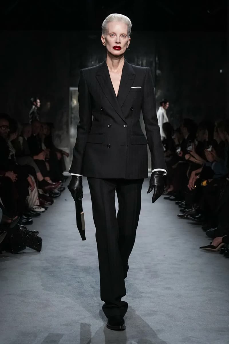 Haider Ackermann tom ford debut runway collection