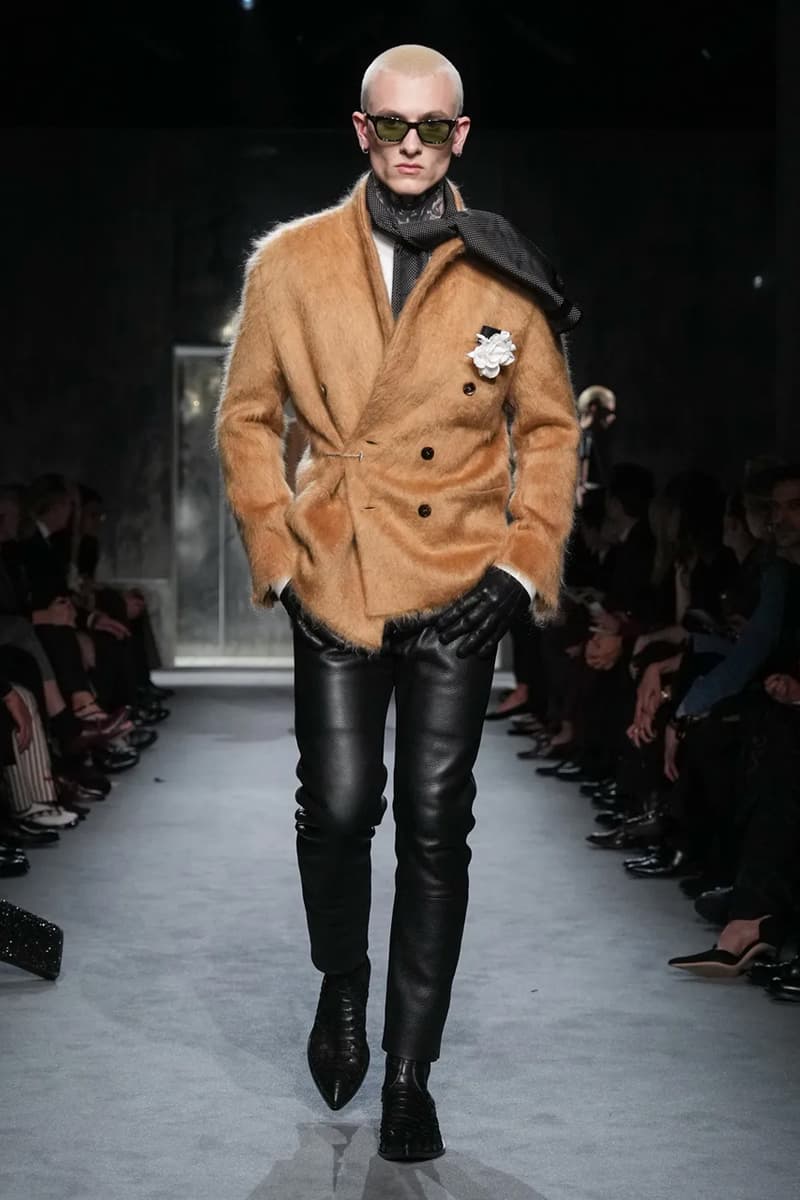 Haider Ackermann tom ford debut runway collection