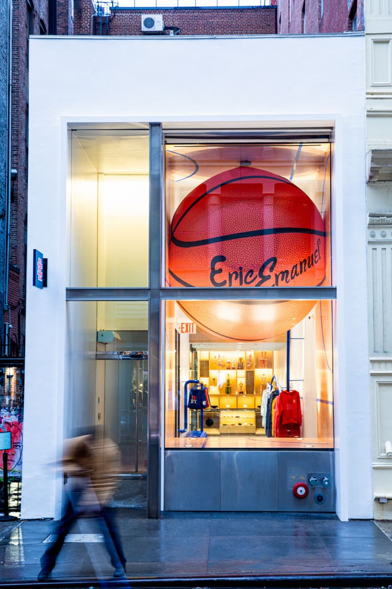 Eric Emanuel's Greene St. NYC Flagship Gets a Full Makeover reopening info new york city shorts mesh ee drop converse collab