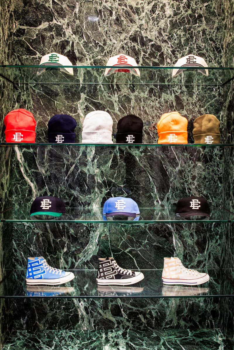 Eric Emanuel's Greene St. NYC Flagship Gets a Full Makeover reopening info new york city shorts mesh ee drop converse collab