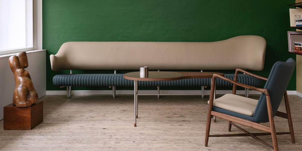 House of Finn Juhl Unveils the Reissued Extended Wall Sofa Aubertin at Museum Jorn