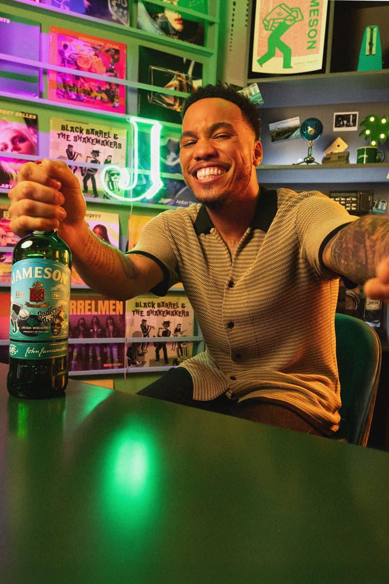 jameson triple distilled st. patricks day collection limited edition bottle anderson paak distilled sounds Tone Master Princeton® Reverb amplifier fender Player II Telecaster® Electric Guitar