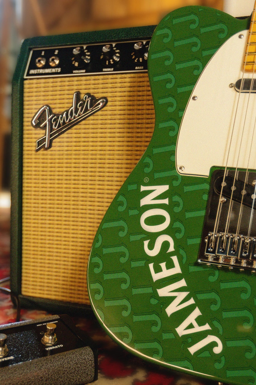 jameson triple distilled st. patricks day collection limited edition bottle anderson paak distilled sounds Tone Master Princeton® Reverb amplifier fender Player II Telecaster® Electric Guitar