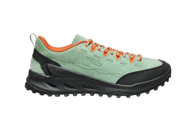 KEEN Jasper Zionic Spring 2025 Colorways Info "Granite Green/Gold Flame" "Safari/Giggle Pink" "Moonlight Mauve/Granite Green"