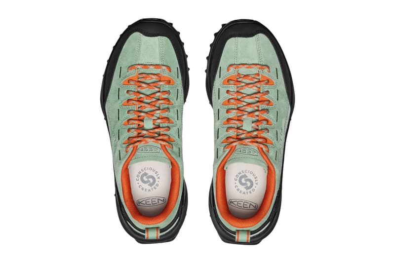 KEEN Jasper Zionic Spring 2025 Colorways Info "Granite Green/Gold Flame" "Safari/Giggle Pink" "Moonlight Mauve/Granite Green"