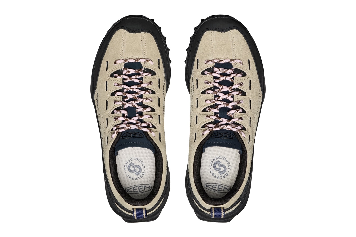 KEEN Jasper Zionic Spring 2025 Colorways Info "Granite Green/Gold Flame" "Safari/Giggle Pink" "Moonlight Mauve/Granite Green" 