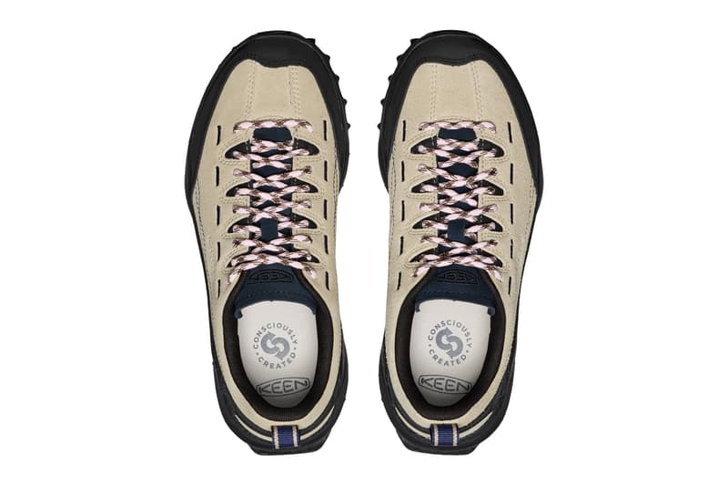 KEEN Jasper Zionic Spring 2025 Colorways Info "Granite Green/Gold Flame" "Safari/Giggle Pink" "Moonlight Mauve/Granite Green"