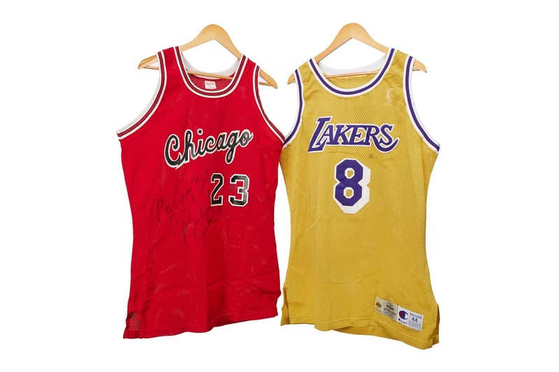 Michael Jordan and Kobe Bryant's Game-Worn First-Ever Jerseys Sothebys Auction 20 Million USD Sale nba