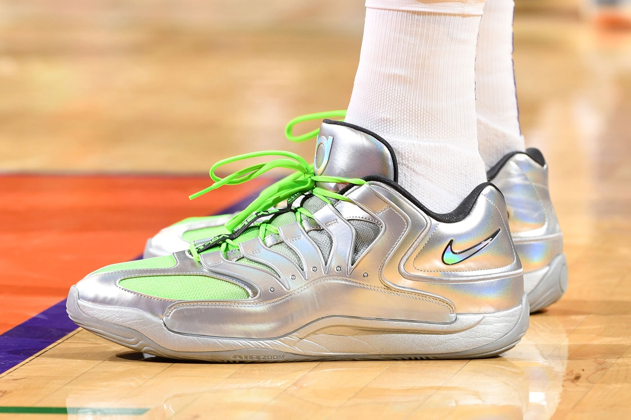Nike KD 18 “EYBL” IF2519-001 Kevin Durant Nike Basketball Release Info first on-feet look date store list 