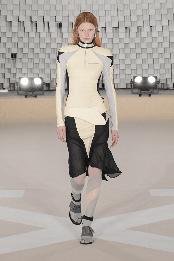 Off-White™ Fall Winter 2025 Paris Fashion Week ib kamara womenswear menswear doja cat burna boy runway show