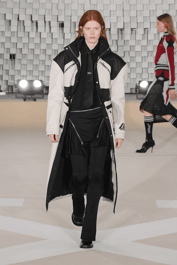 Off-White™ Fall Winter 2025 Paris Fashion Week ib kamara womenswear menswear doja cat burna boy runway show