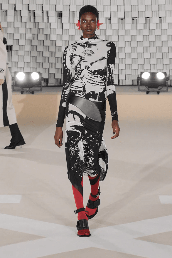 Off-White™ Fall Winter 2025 Paris Fashion Week ib kamara womenswear menswear doja cat burna boy runway show