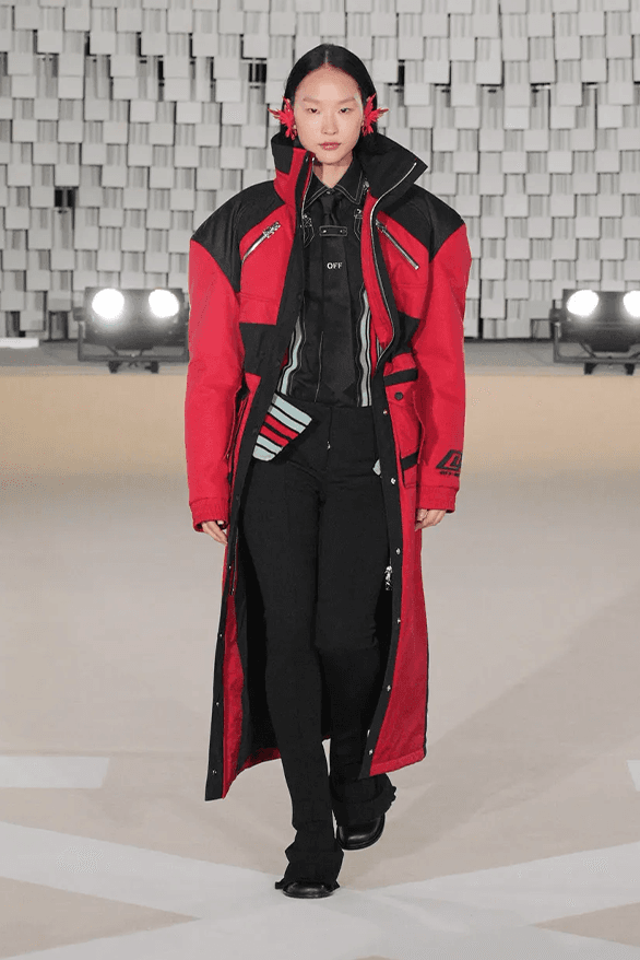 Off-White™ Fall Winter 2025 Paris Fashion Week ib kamara womenswear menswear doja cat burna boy runway show
