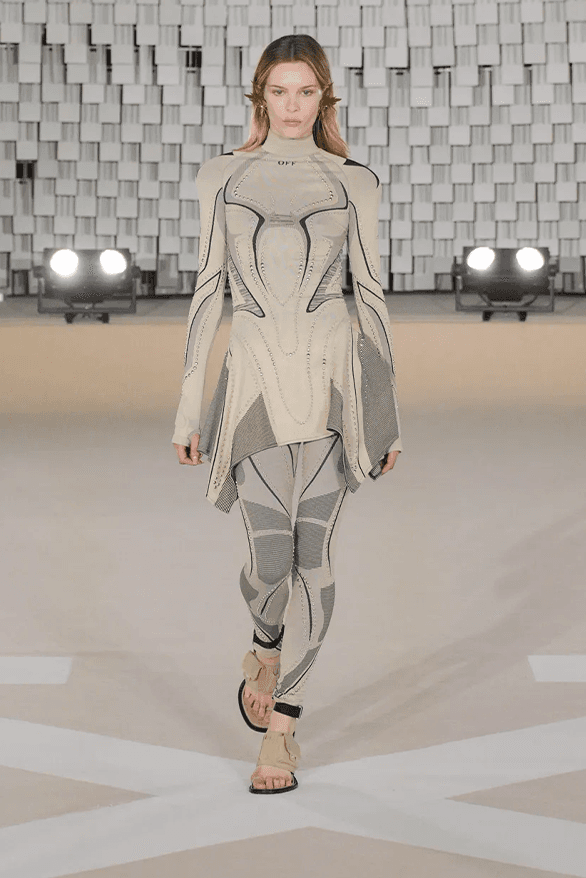 Off-White™ Fall Winter 2025 Paris Fashion Week ib kamara womenswear menswear doja cat burna boy runway show