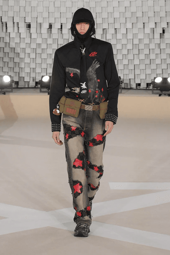 Off-White™ Fall Winter 2025 Paris Fashion Week ib kamara womenswear menswear doja cat burna boy runway show
