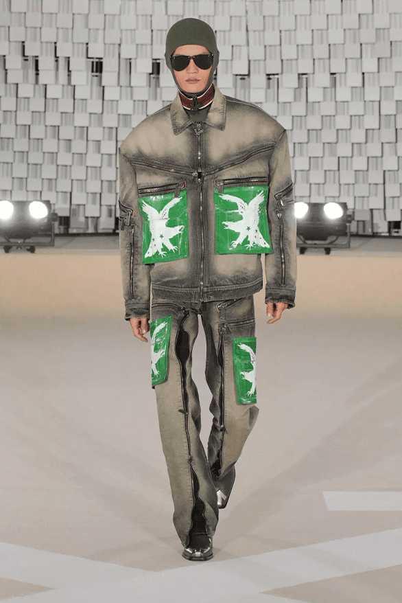 Off-White™ Fall Winter 2025 Paris Fashion Week ib kamara womenswear menswear doja cat burna boy runway show