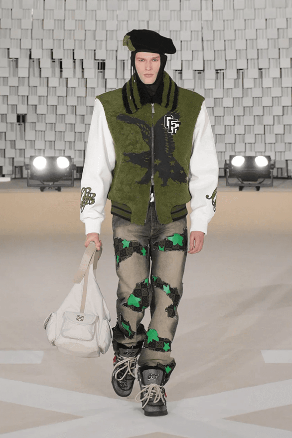 Off-White™ Fall Winter 2025 Paris Fashion Week ib kamara womenswear menswear doja cat burna boy runway show