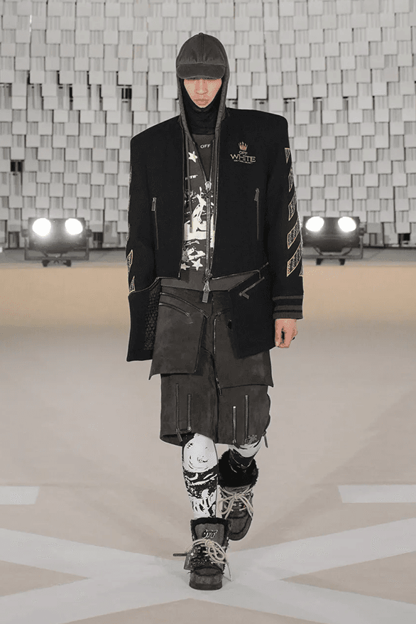 Off-White™ Fall Winter 2025 Paris Fashion Week ib kamara womenswear menswear doja cat burna boy runway show