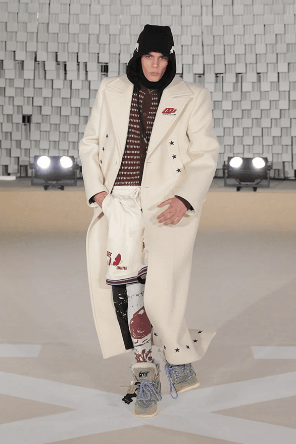 Off-White™ Fall Winter 2025 Paris Fashion Week ib kamara womenswear menswear doja cat burna boy runway show